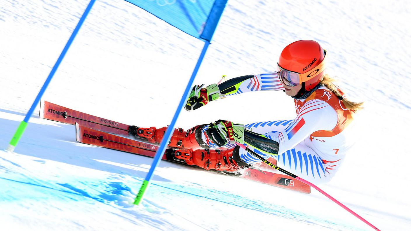 La statunitense in azione
