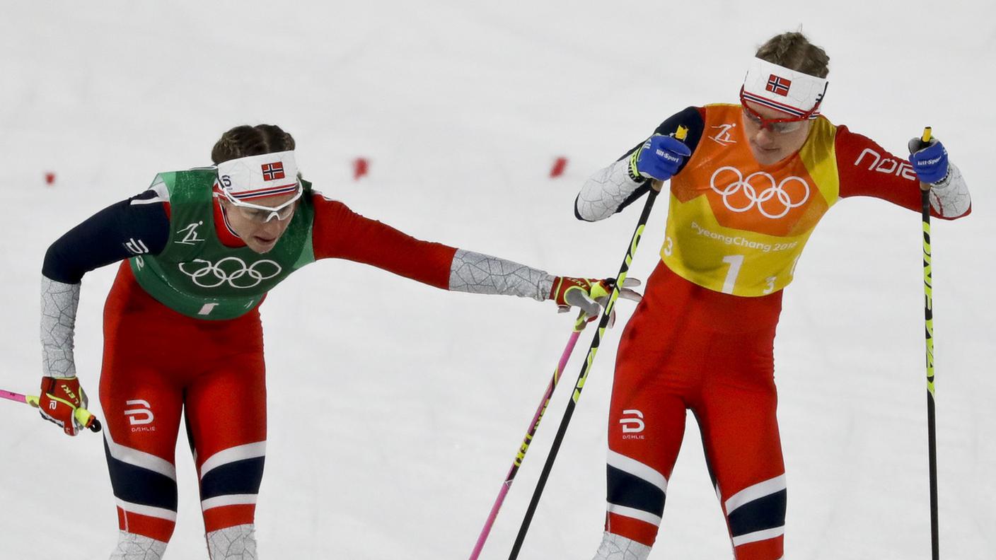 Astrid Uhrenholdt Jacobsen e Ragnhild Haga in azione