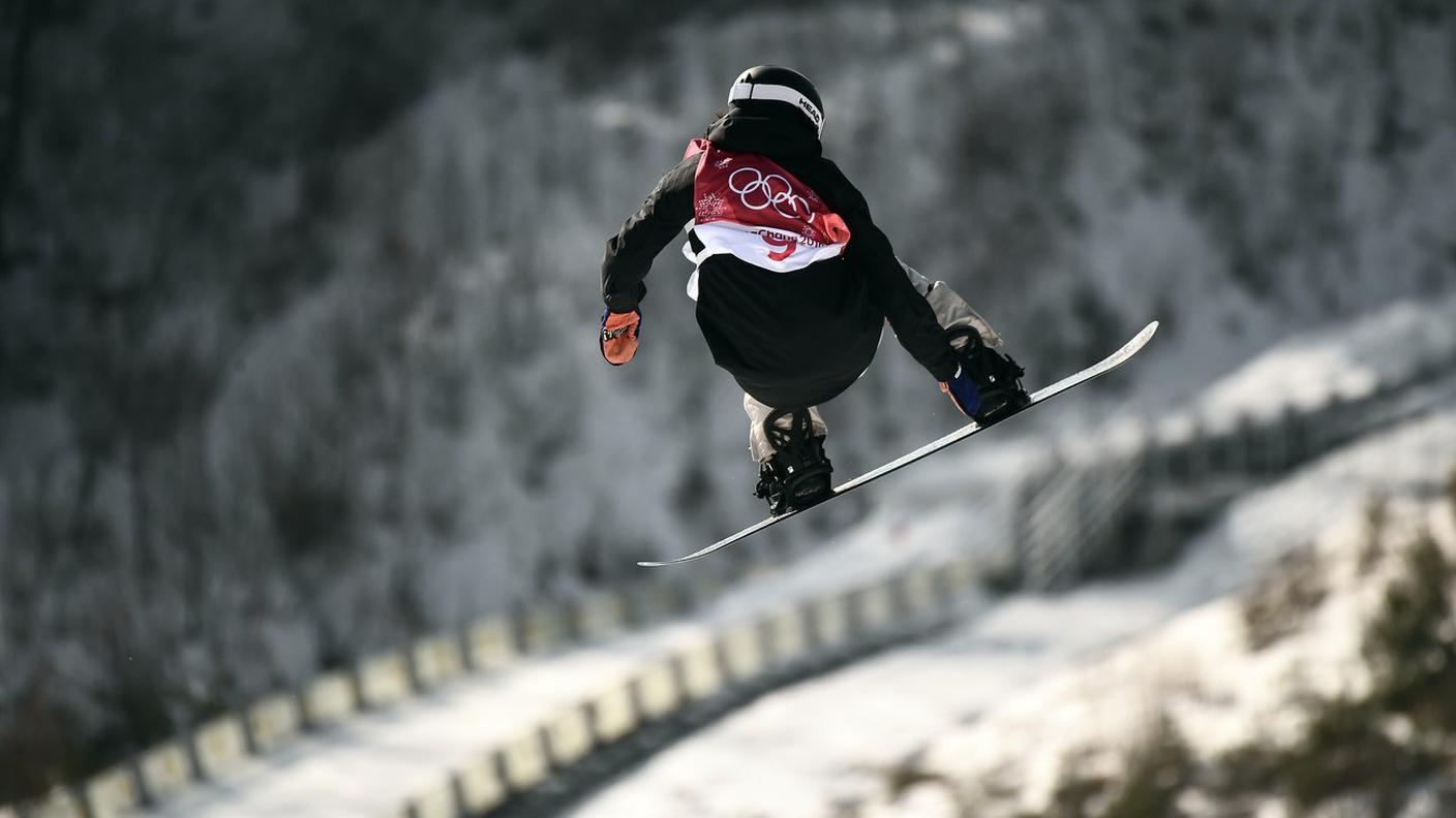 La 29enne di Flims in azione