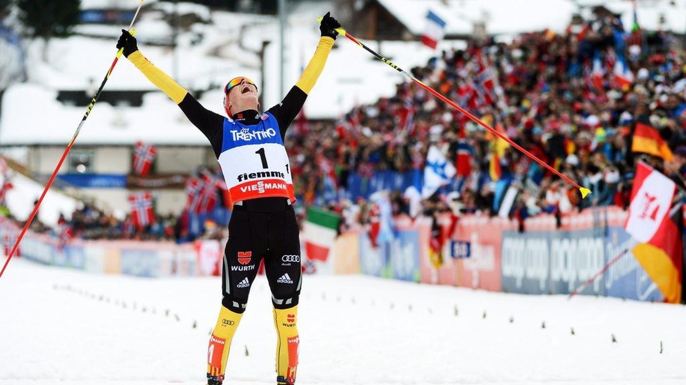 La soddisfazione dell'atleta tedesco