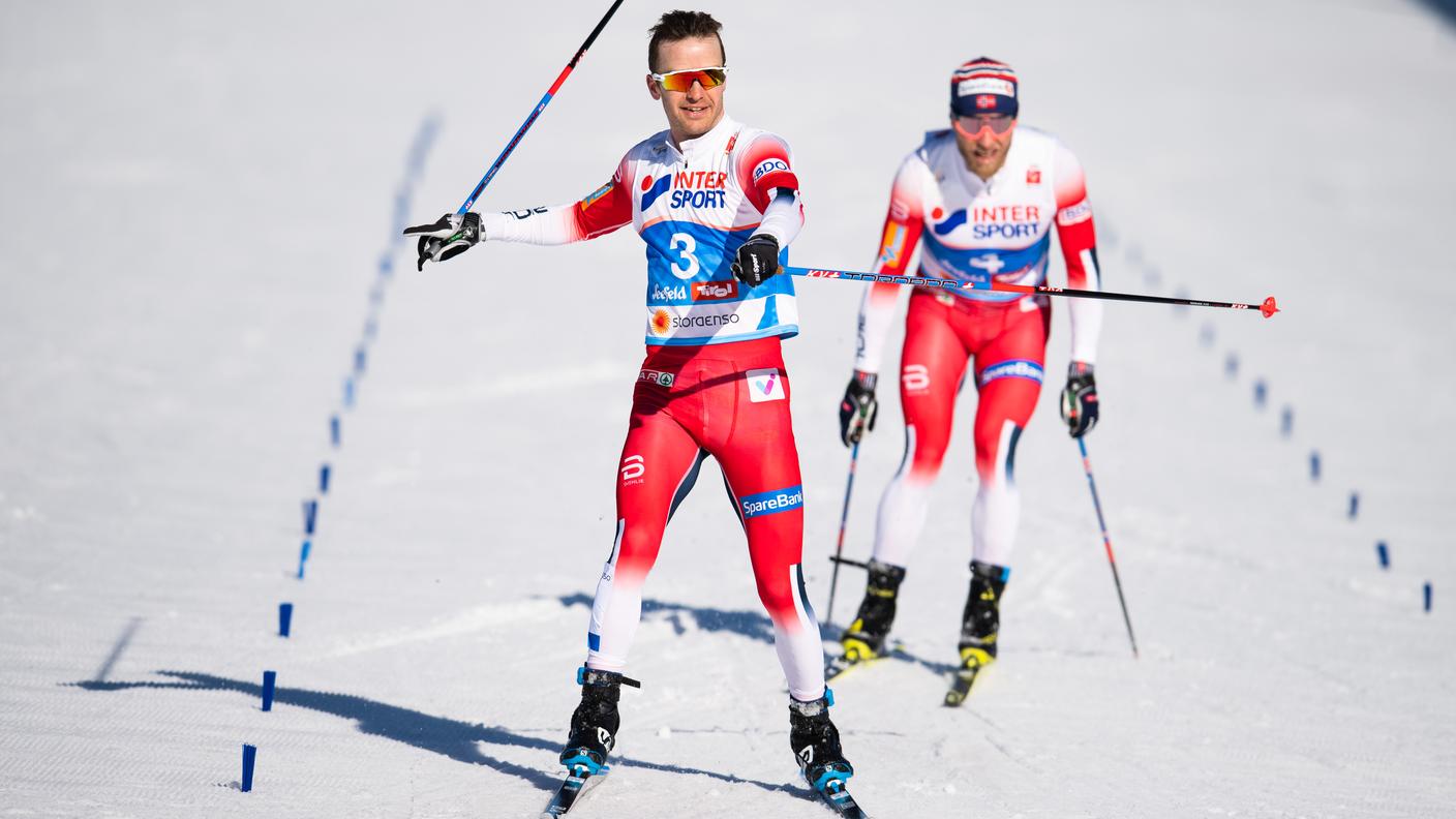 Primo oro per il norvegese, Sundby ancora con l'amaro in bocca