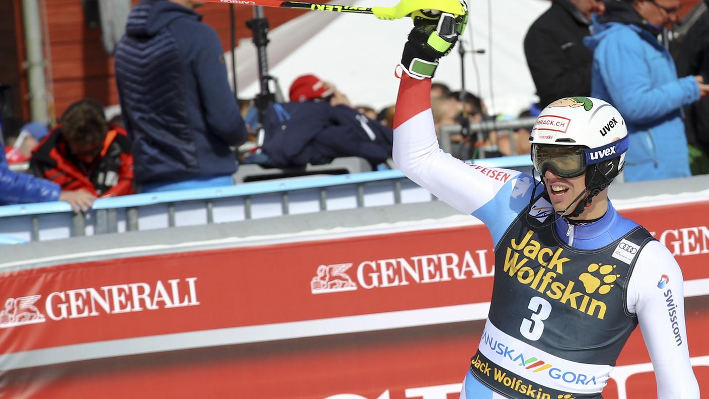Prima vittoria in slalom in CdM