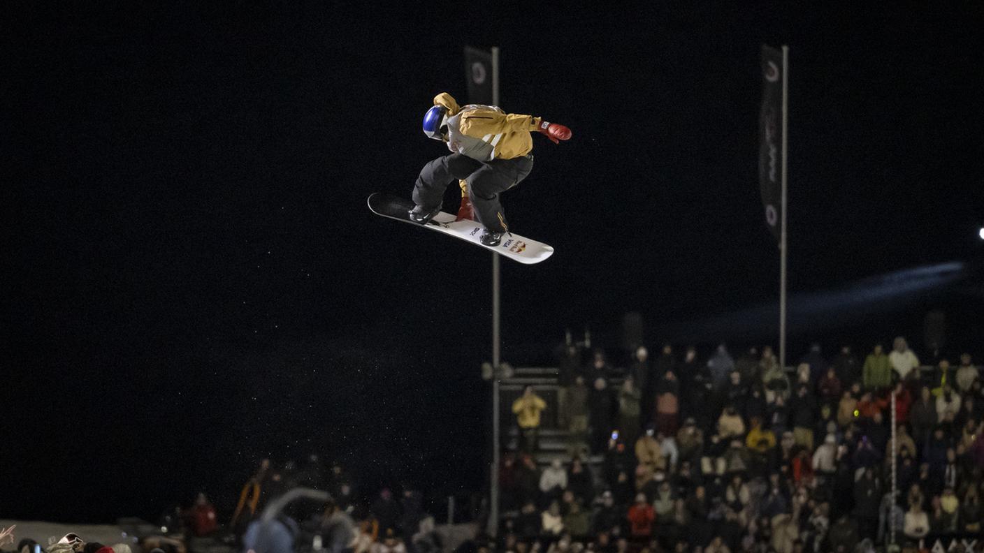 L'australiano in volo verso l'ennesimo successo sulla neve grigionese