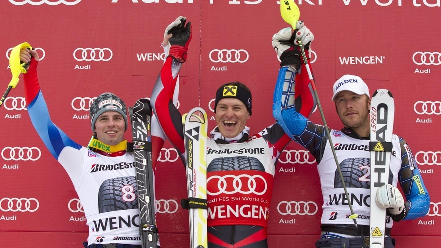 Il bernese con Kostelic e il suo idolo