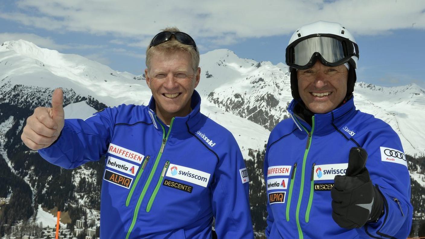 Walter Hlebayna e Rudi Huber pronti a lavorare