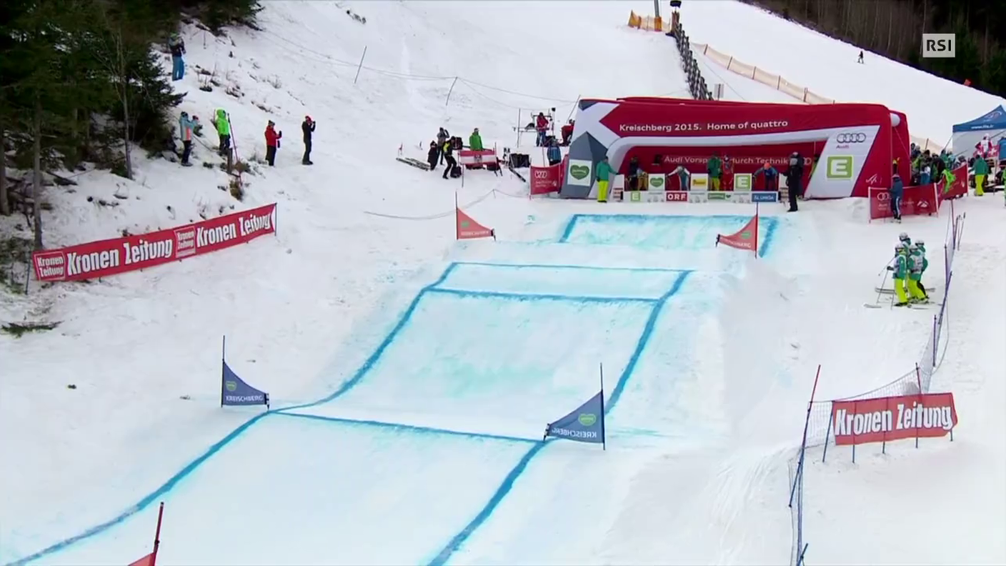 Mondiali di Kreischberg, la semifinale dello Ski Cross con Fanny Smith (25.01.2015) 