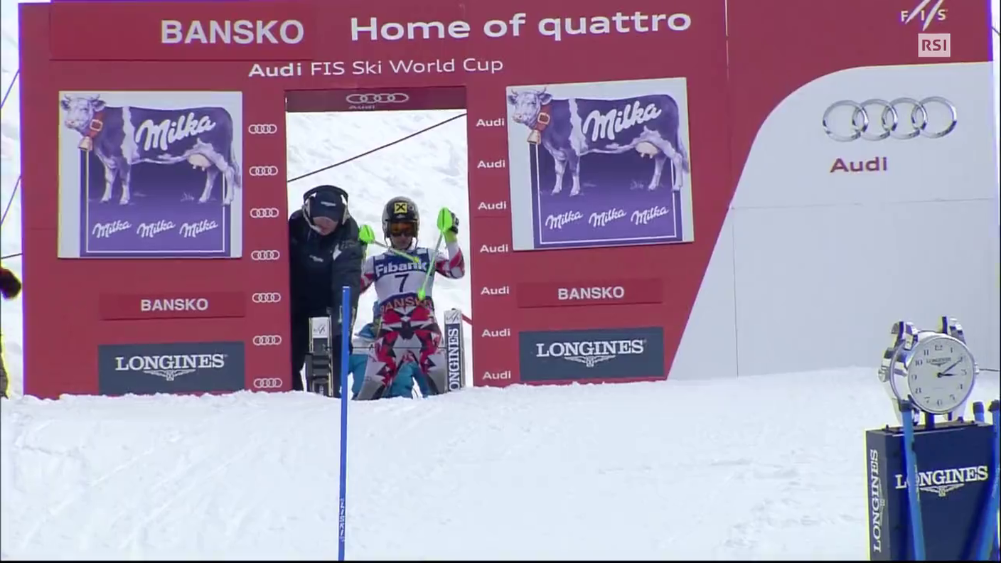 Supercombinata di Bansko, la prova di Kathrin Zettel in slalom (01.03.2015)