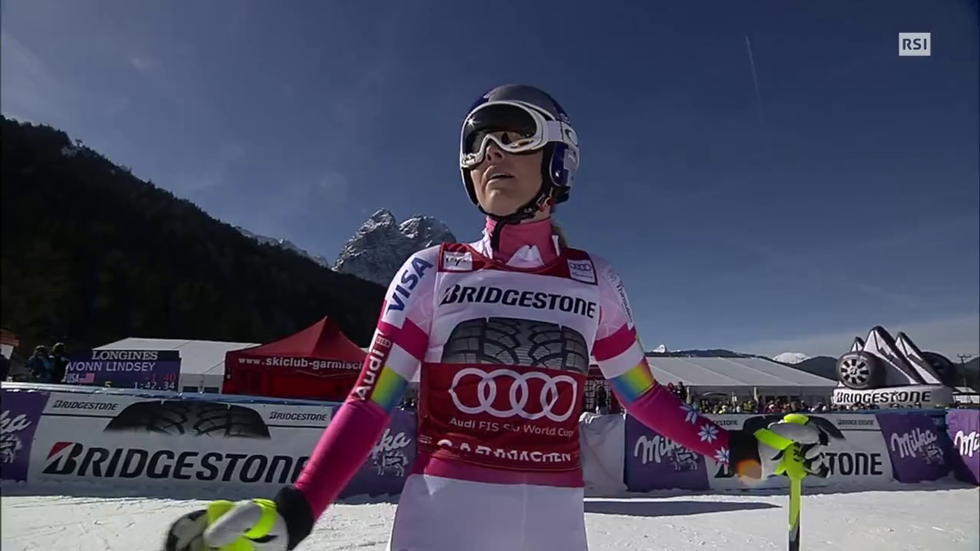 Garmisch, la discesa di Anna Fenninger (07.03.2015)