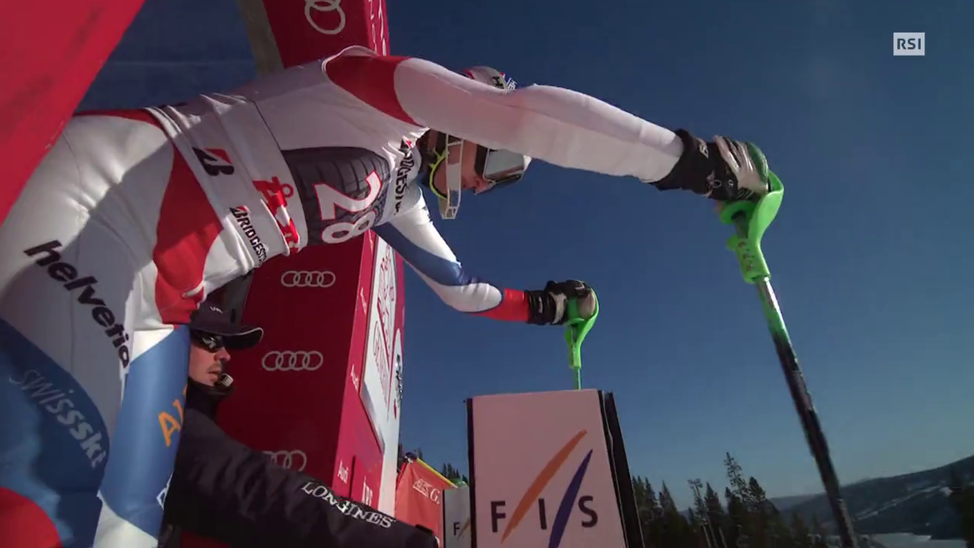 Slalom di Are, la seconda manche di Denise Feierabend (14.03.2015)