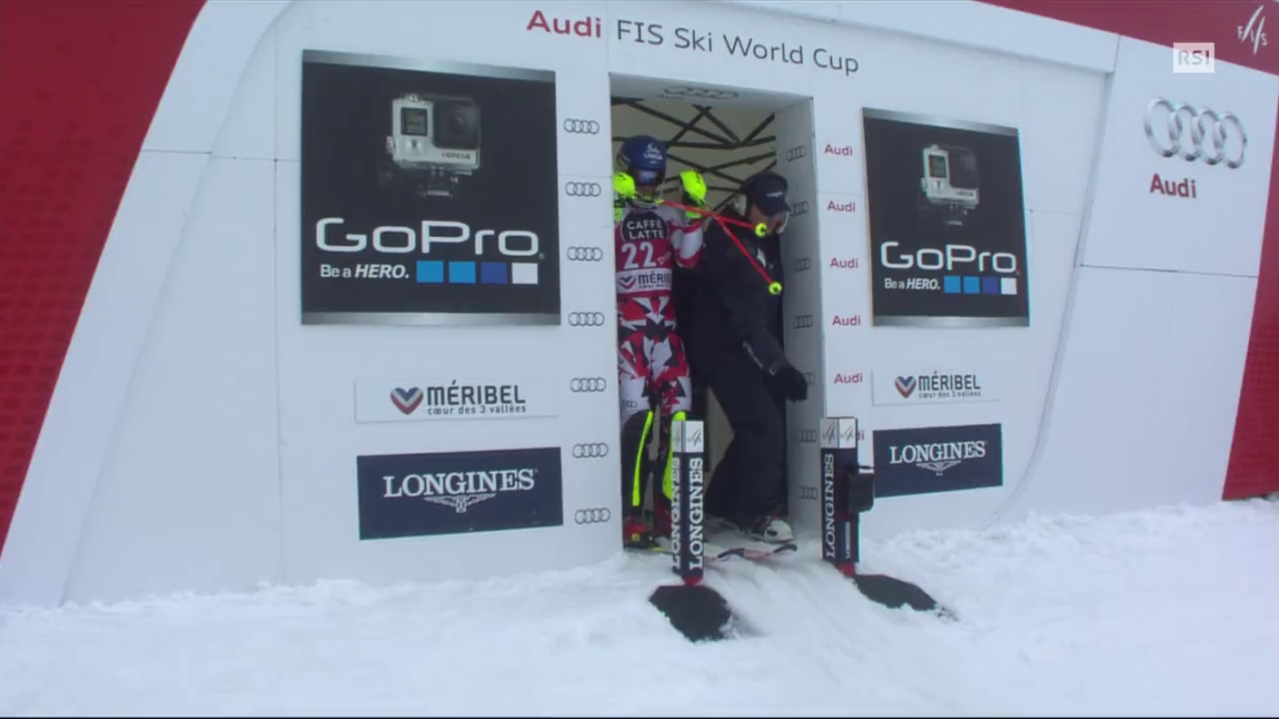 Slalom U di Méribel, l'ultima prova di Benjamin Raich (22.03.2015)