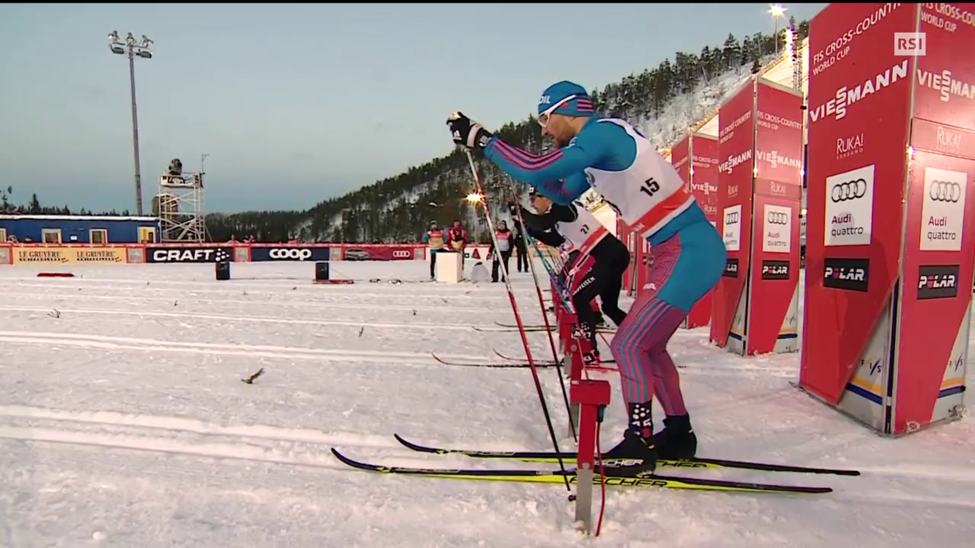 Fondo, la 1/2 dello sprint di Ruka con Hediger (27.11.2015)