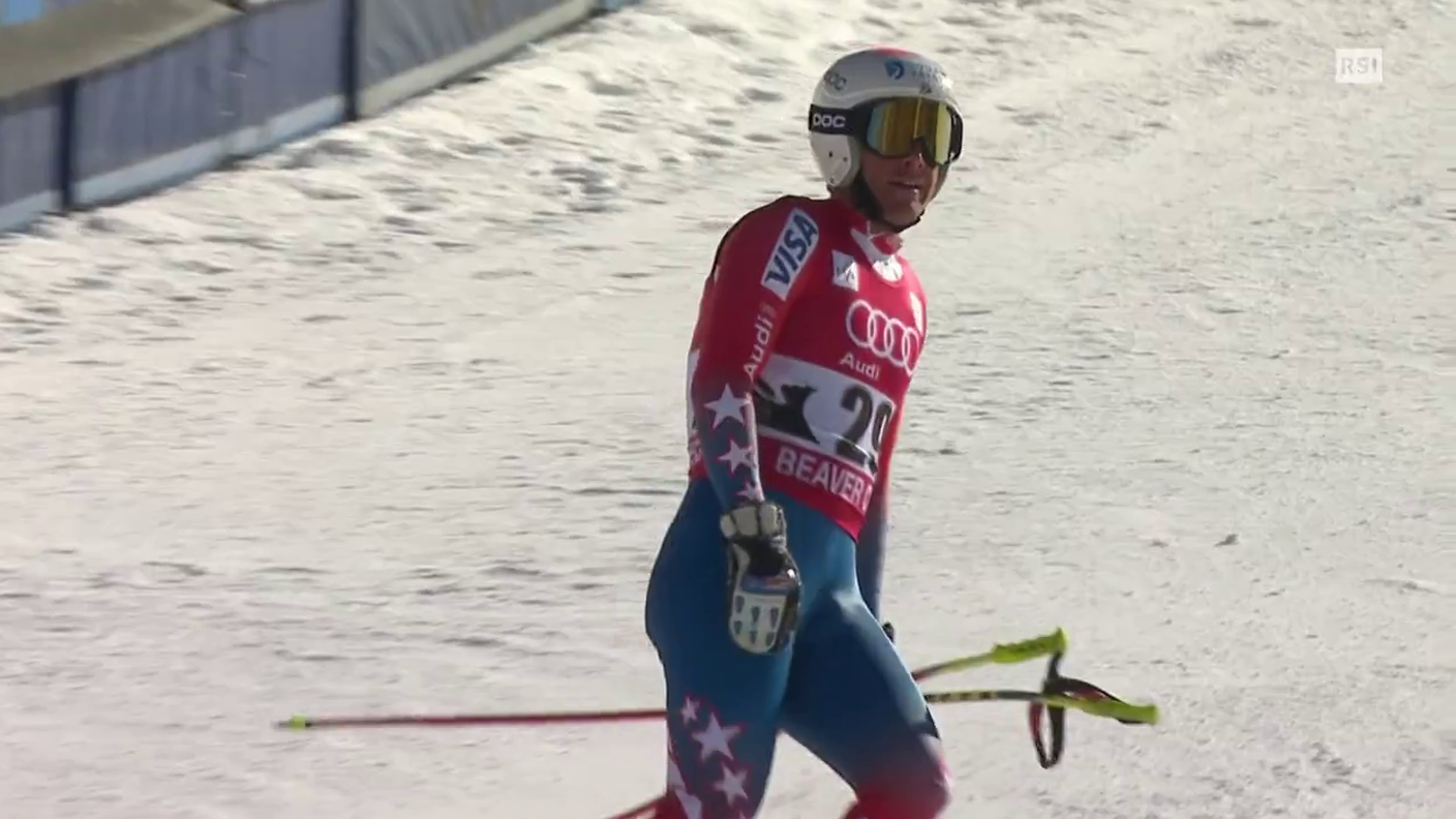 Discesa di Beaver Creek, la prova di Sandro Viletta (04.12.2015)