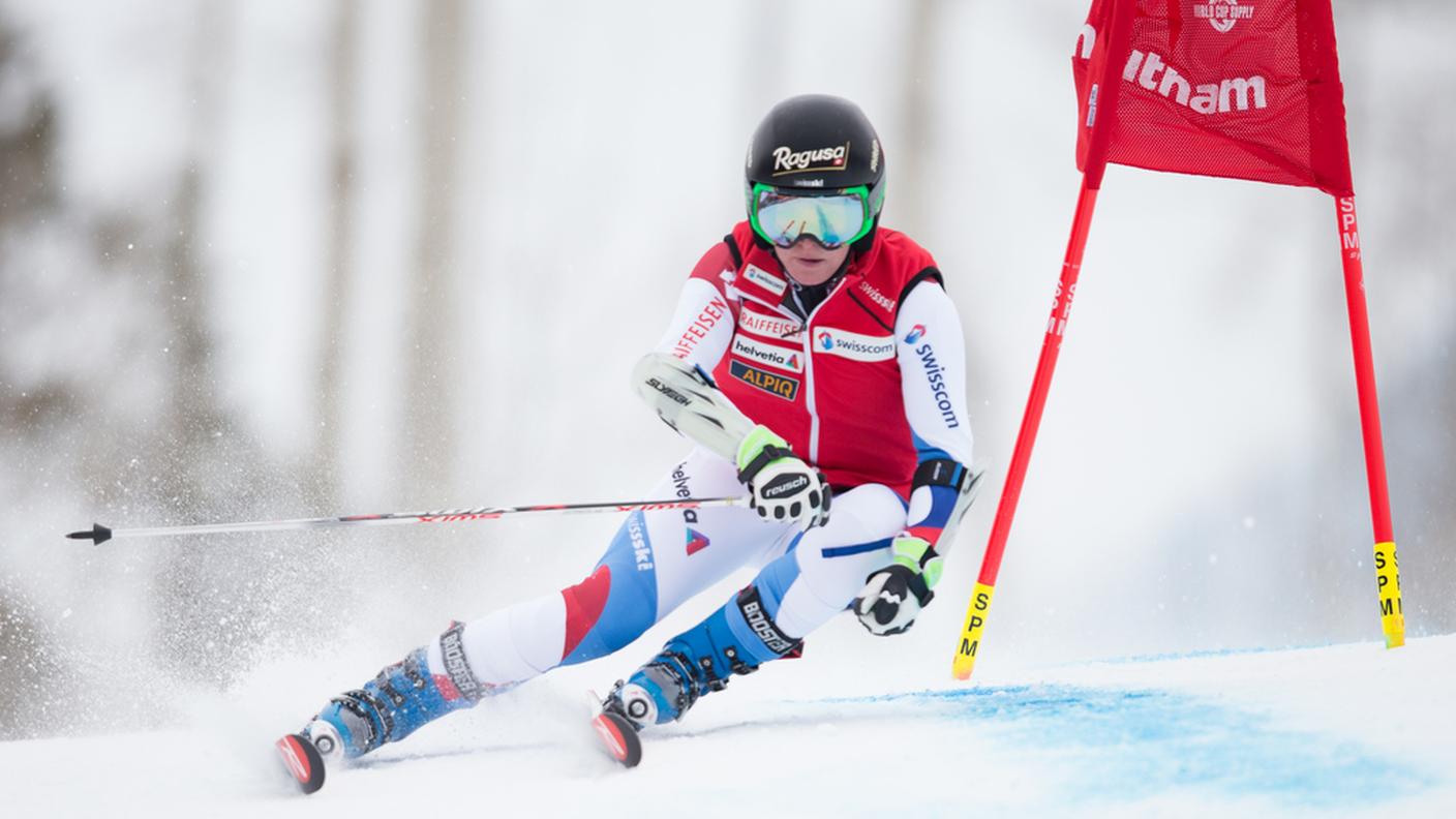La 23enne ticinese in azione in allenamento a Beaver Creek
