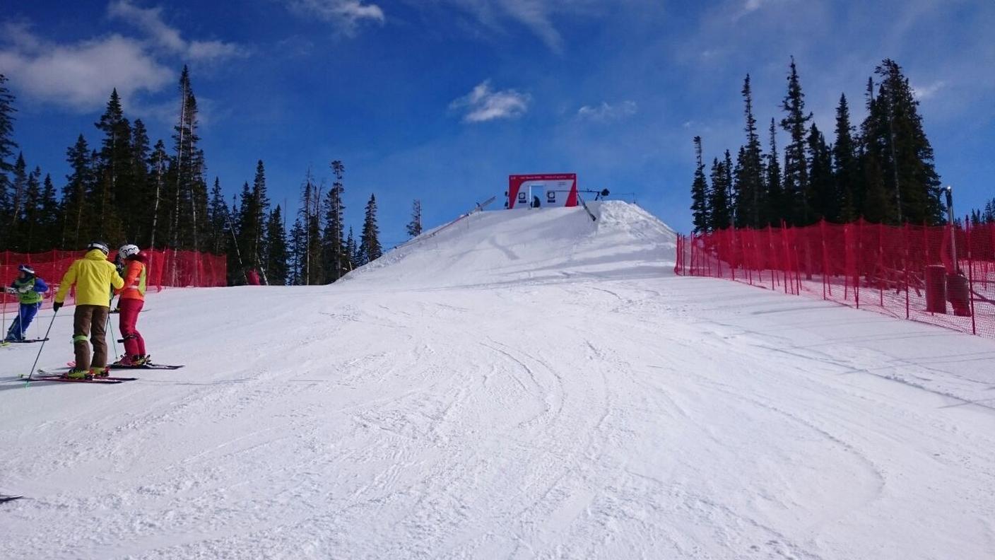 La ricognizione di domenica sulla pista Raptor