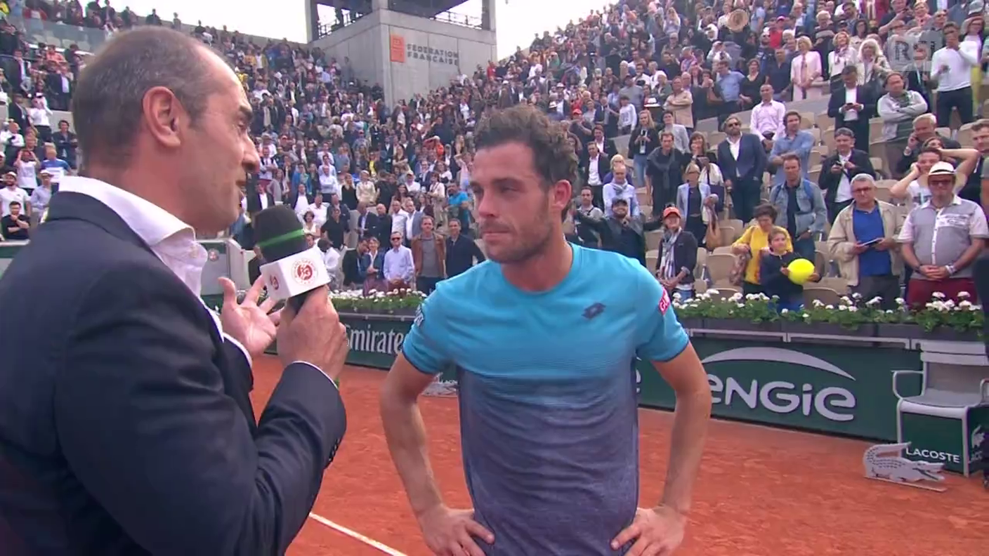 Roland Garros, il servizio su Cecchinato (Telegiornale 08.06.2018)
