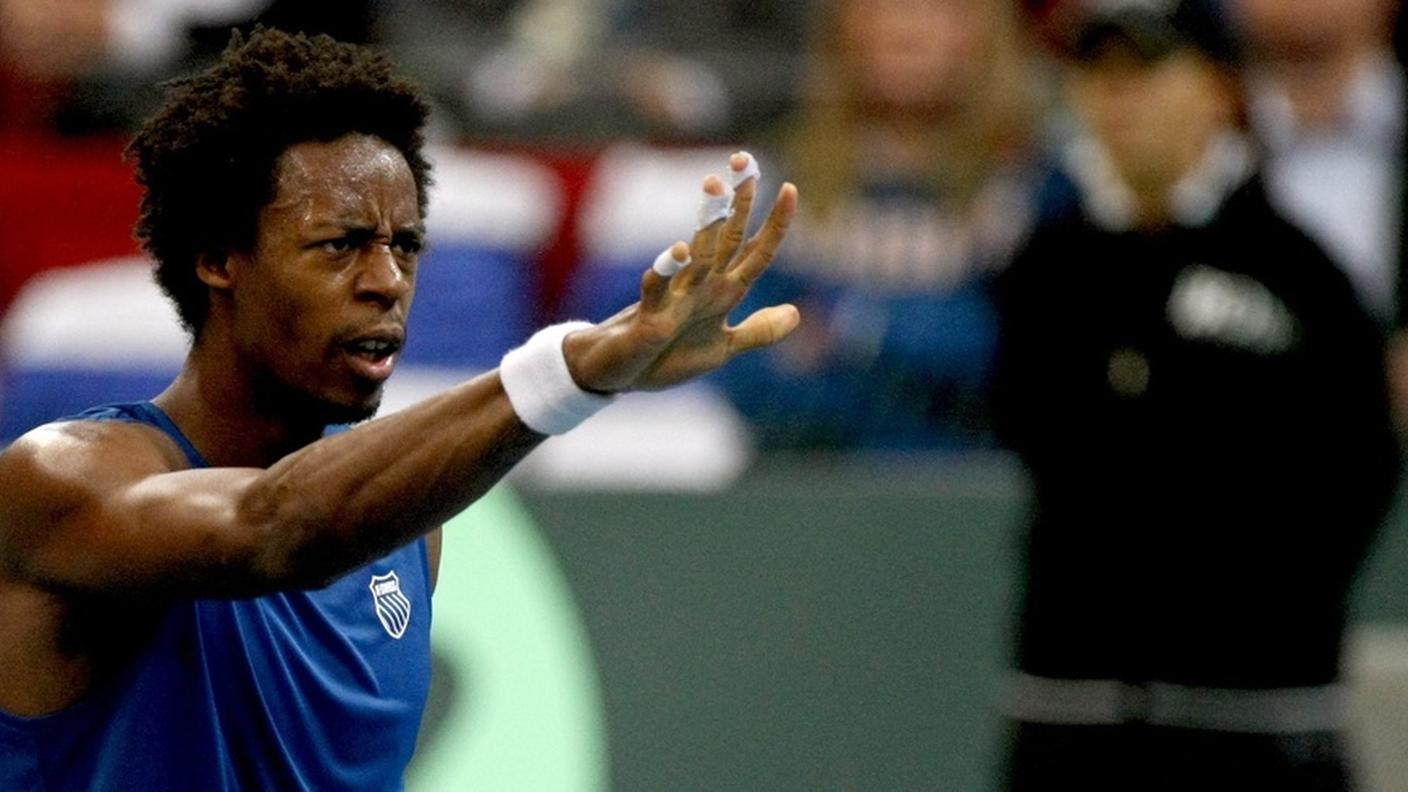 Gaël Monfils ha portato i Bleus sul provvisorio 0-1