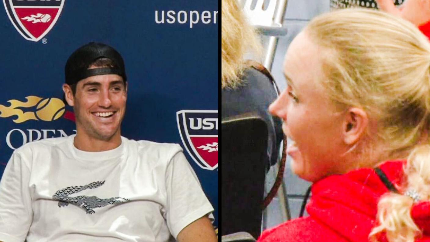Grande feeling tra i due tennisti