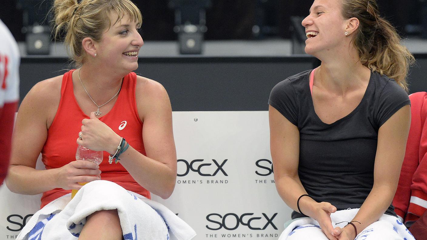 Timea Bacsinszky e Viktorija Golubic