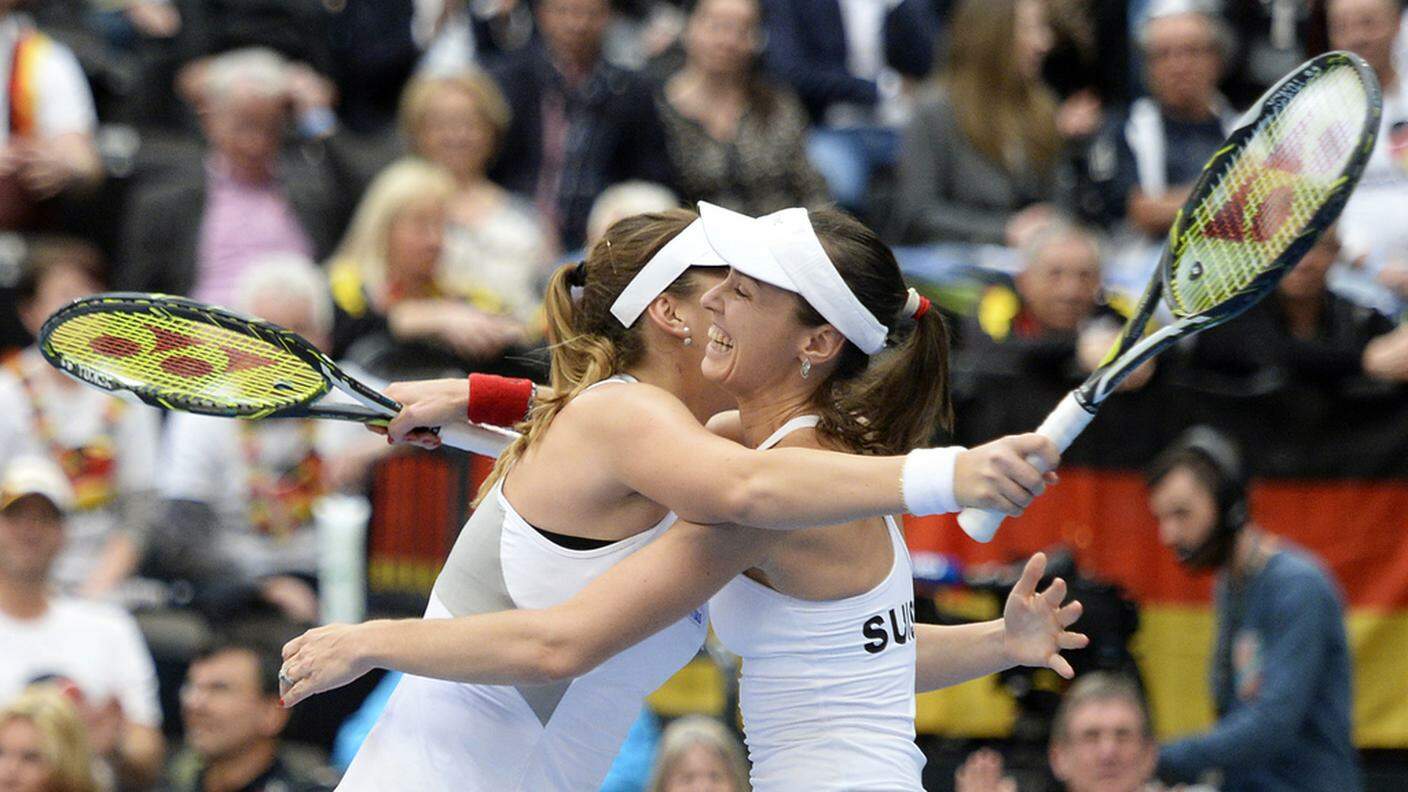 Martina Hingis e Belinda Bencic