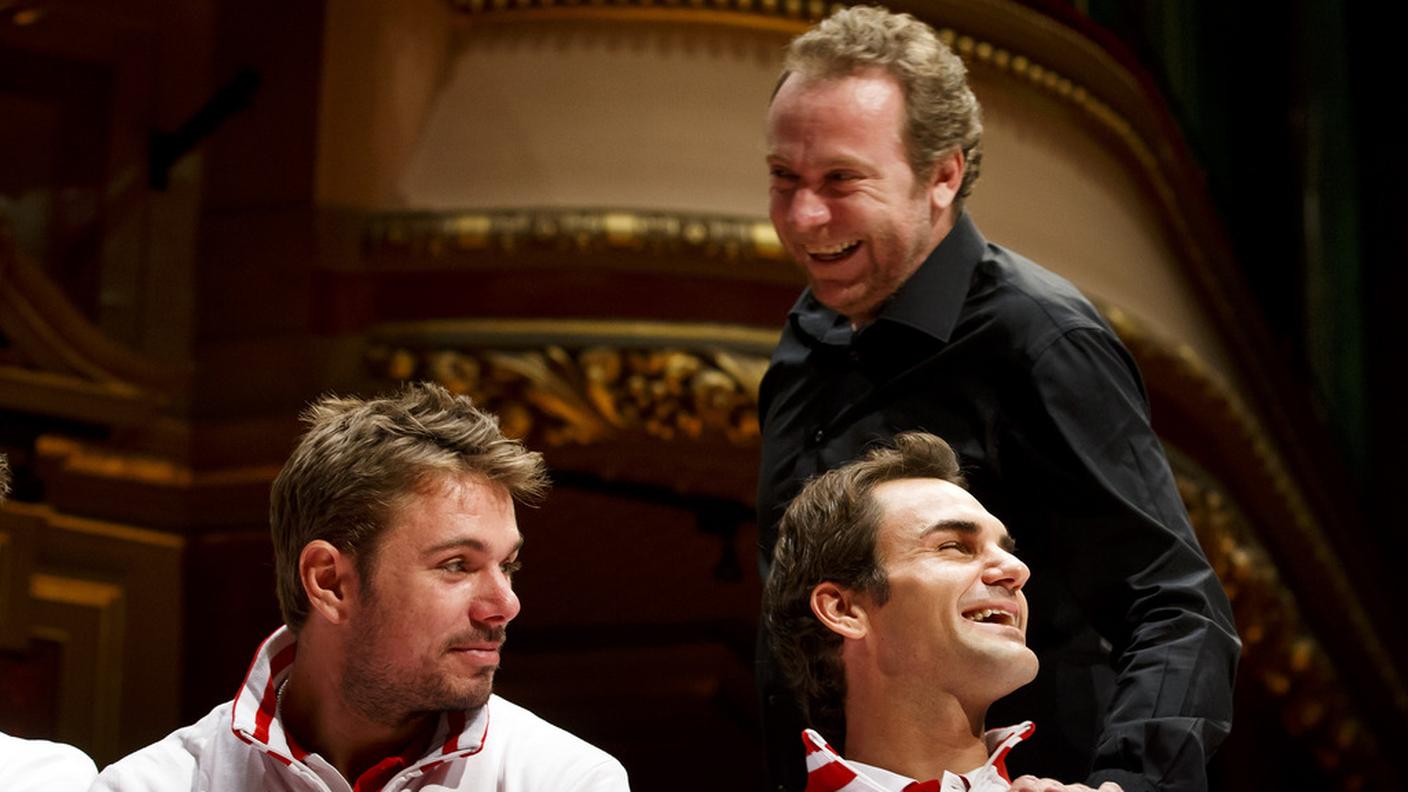 Con Federer e Wawrinka