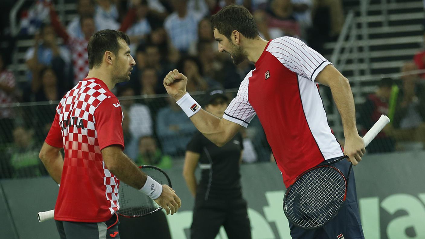 La grinta di Cilic e Dodig