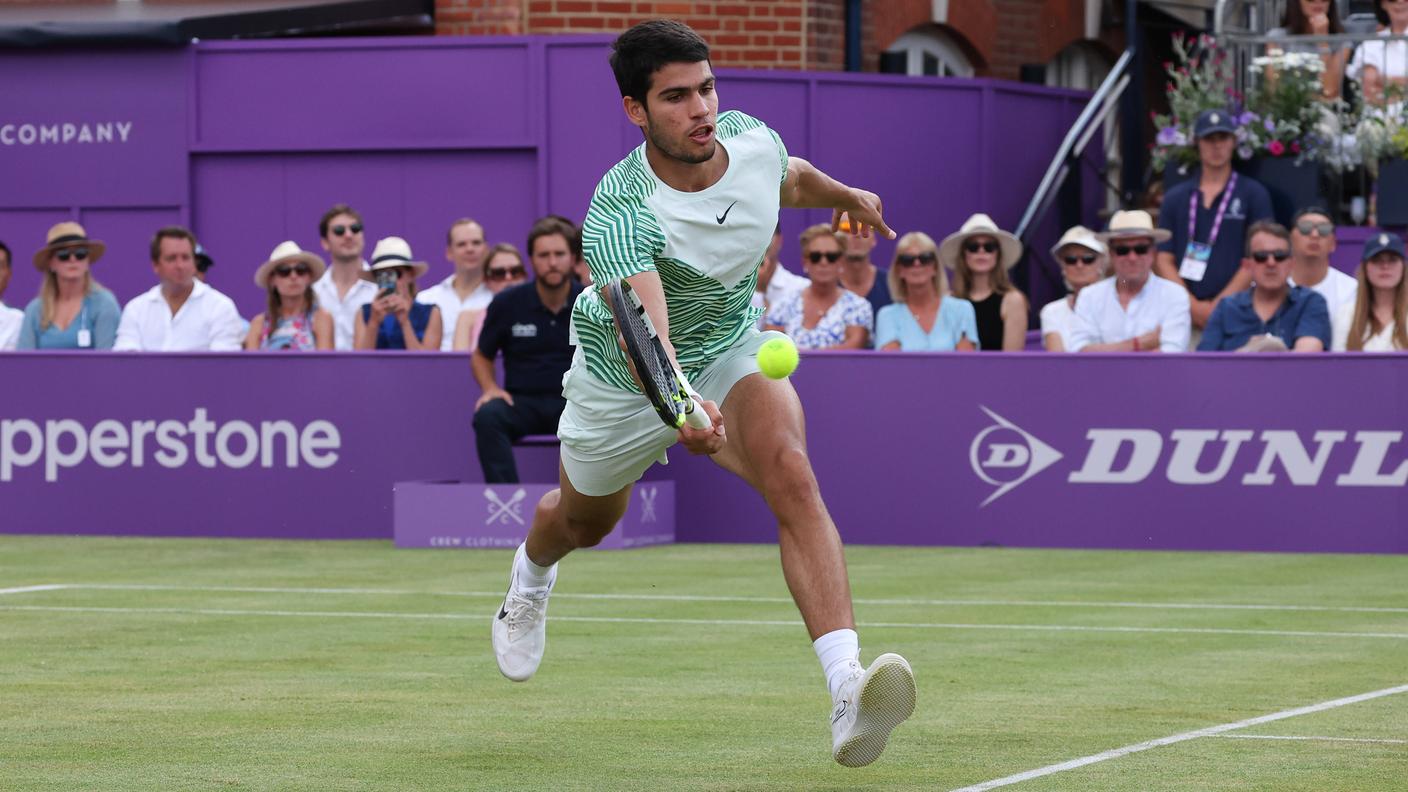 Il vincitore degli US Open 2022 in azione