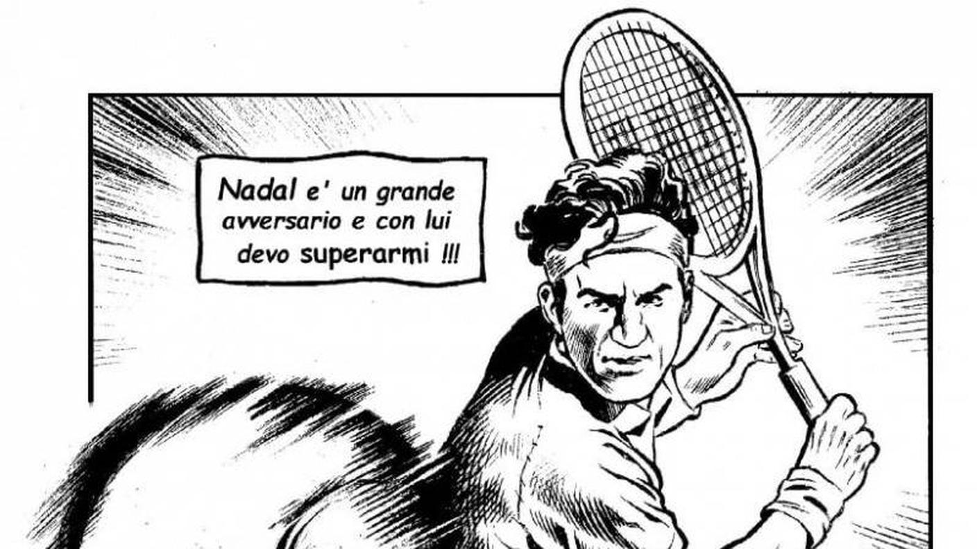 Il fumetto di Roger Federer