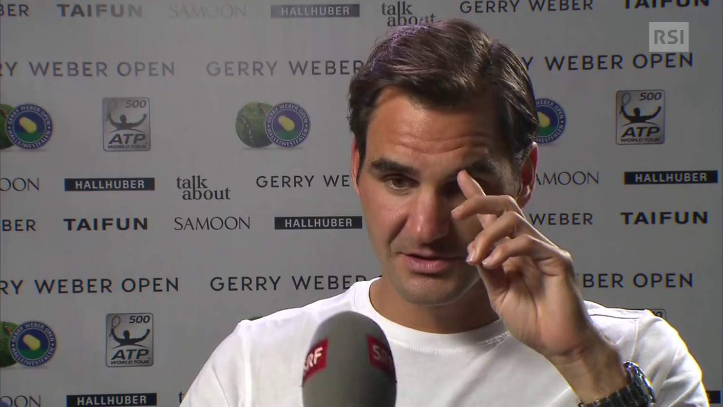 ATP Halle, l'intervista a Roger Federer (24.06.2018)