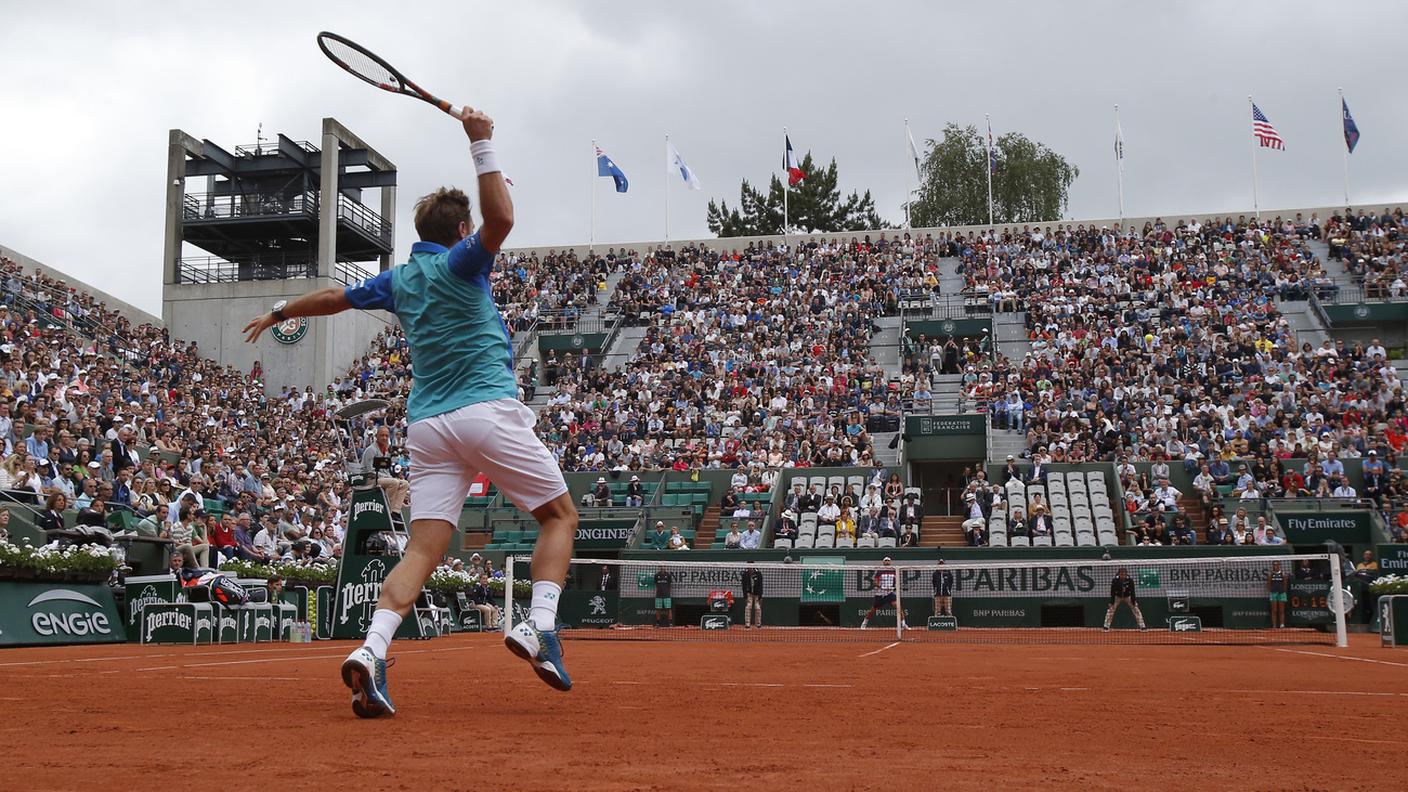 Quattro palle set annullate dall'elvetico