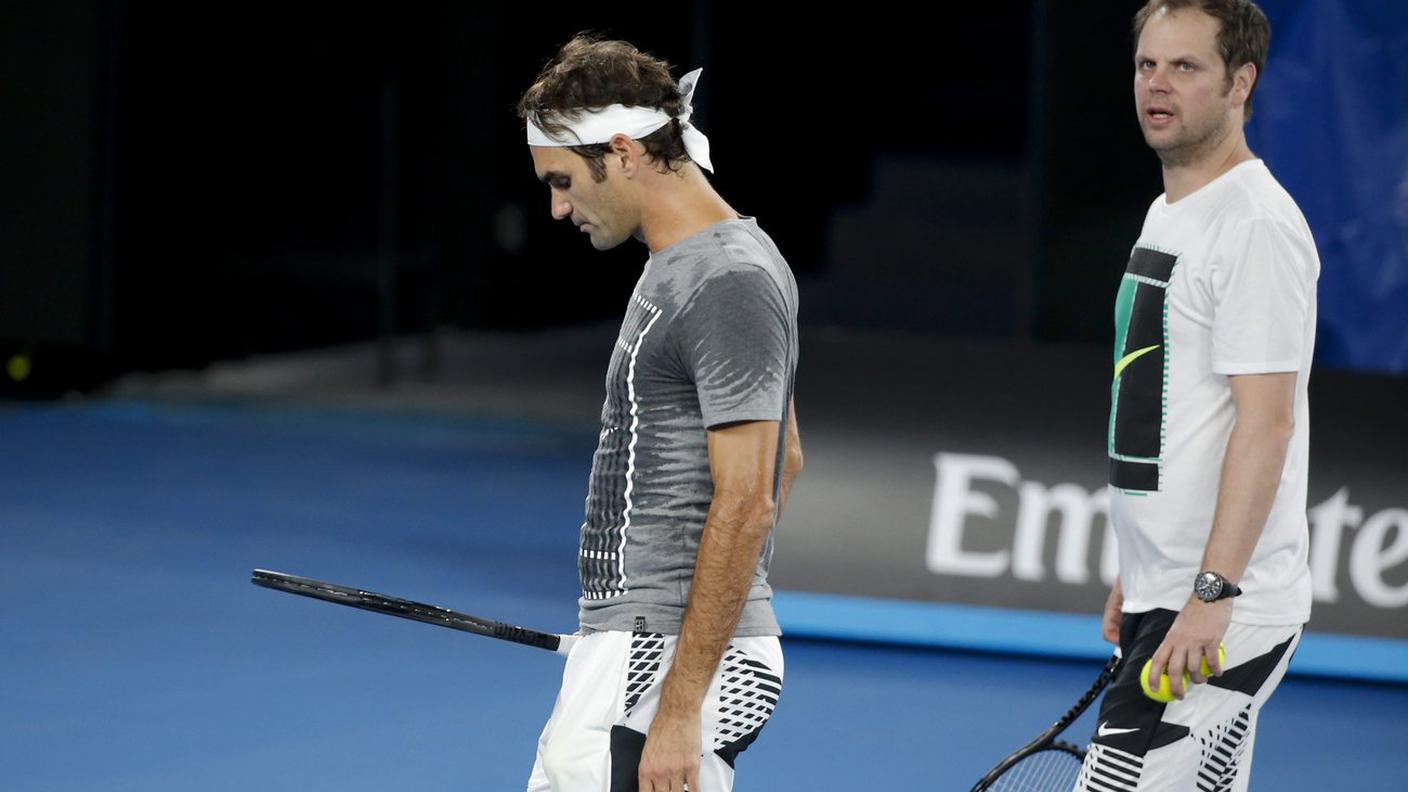 King Roger con capitan Lüthi