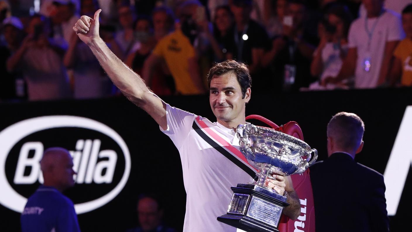 Roger Federer, 20 Slam in 20 anni