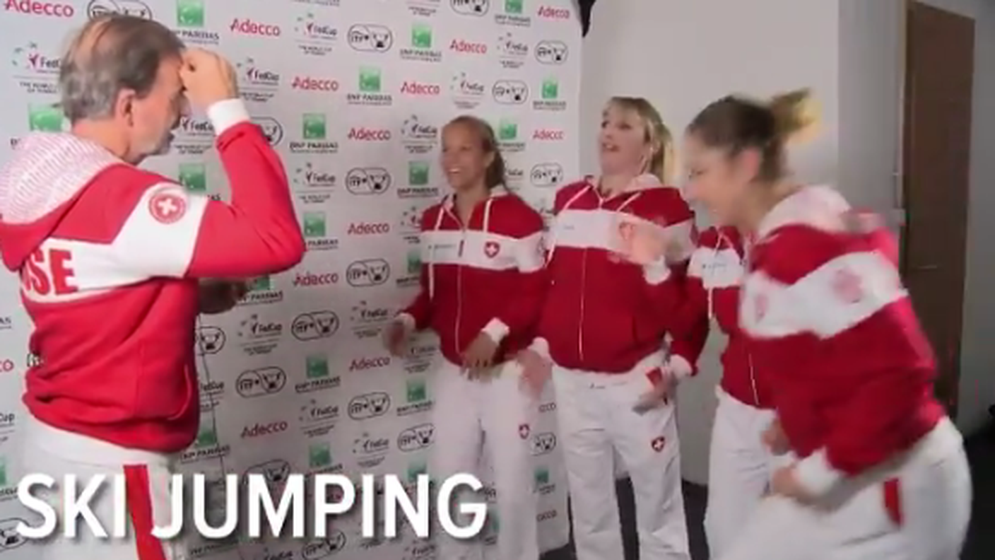 Clima rilassato per la FedCup