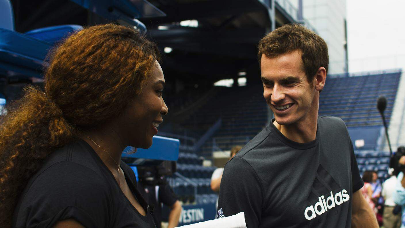 Serena Williams e Andy Murray