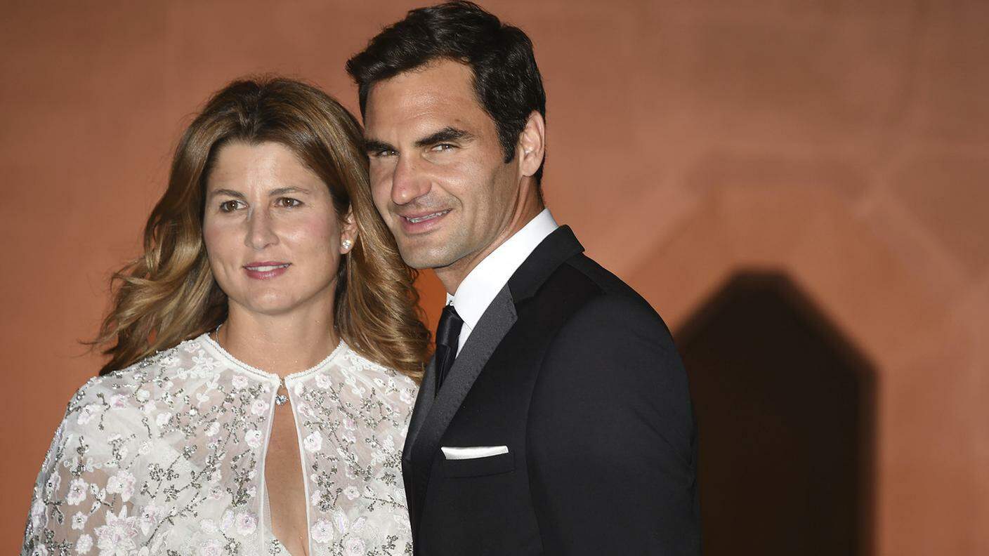 Mirka e Roger Federer