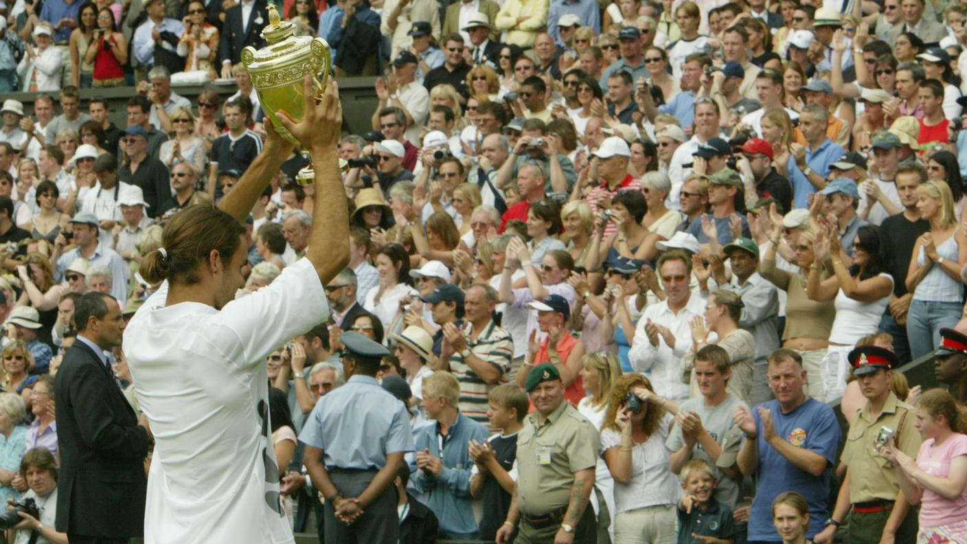 Il primo appuntamento sarà con Federer e il titolo di Wimbledon nel 2003