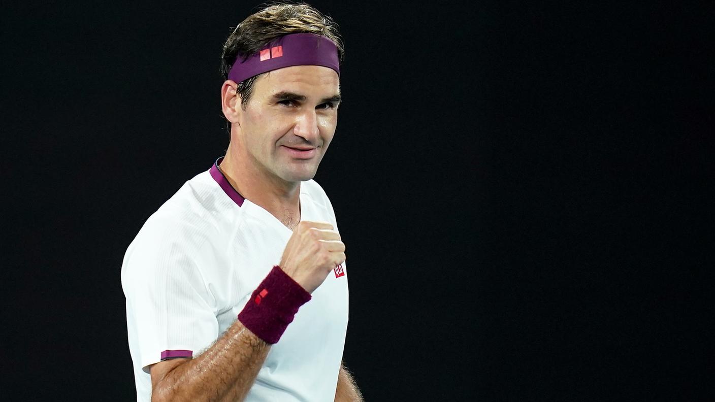 Il sorriso del fuoriclasse durante l'ultimo Australian Open