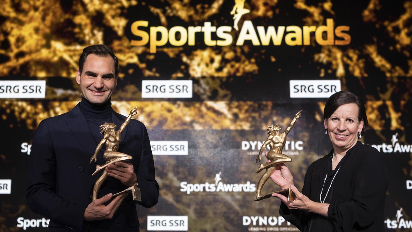 Roger Federer e Vreni Schneider