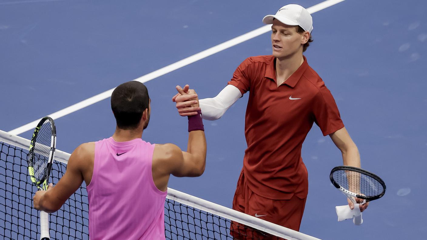 Jannik Sinner e Carlos Alcaraz