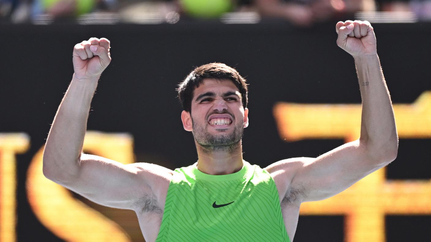 Lo spagnolo festeggia