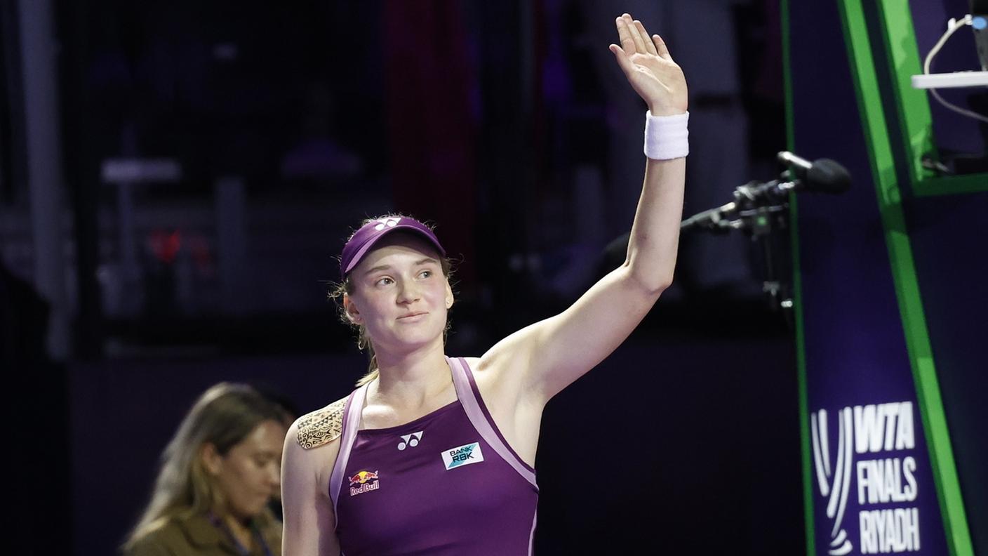 La vincitrice dell'ultima edizione saudita Elena Rybakina