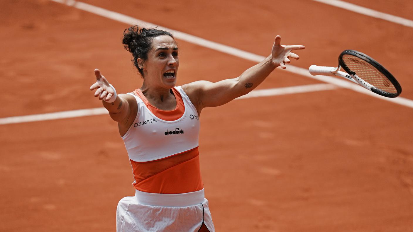 Mai così in alto in uno Slam
