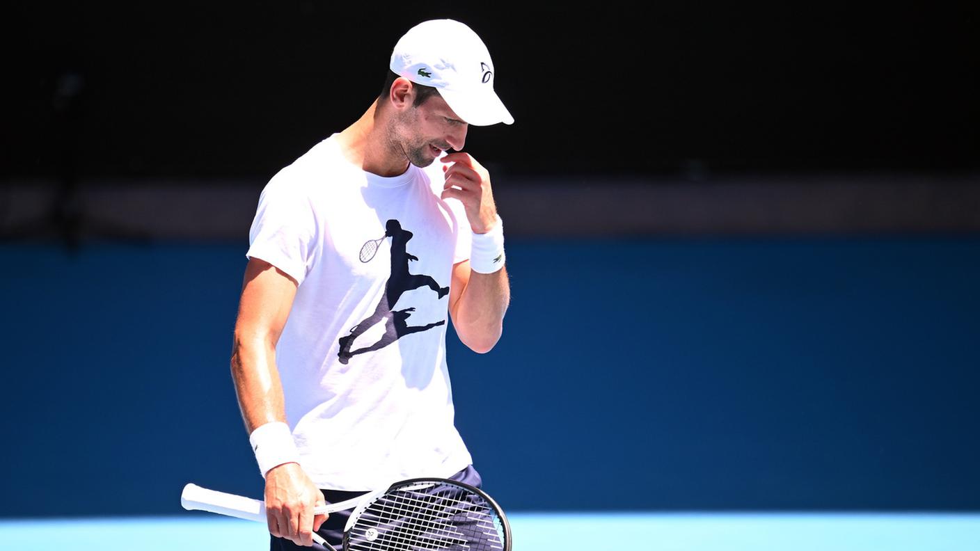 Il 35enne di Belgrado si prepara per gli Australian Open