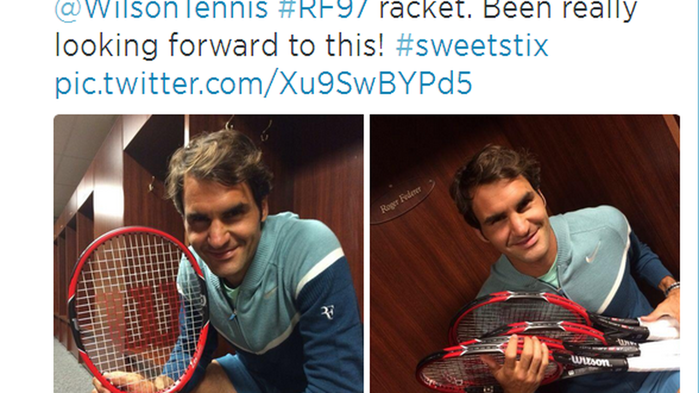 Il tweet di Federer