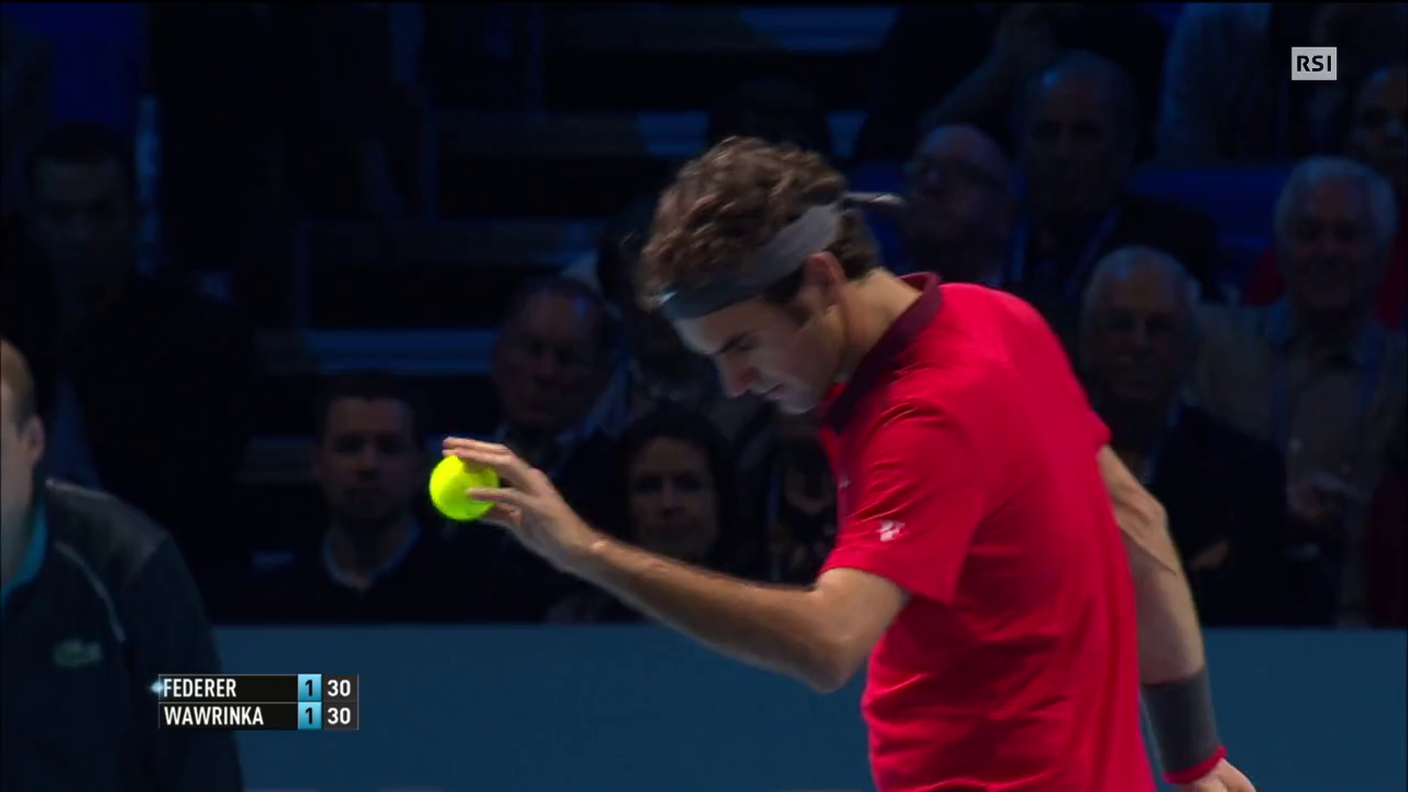 ATP Finals, il servizio su Federer - Wawrinka (SportSera 15.11.2014)