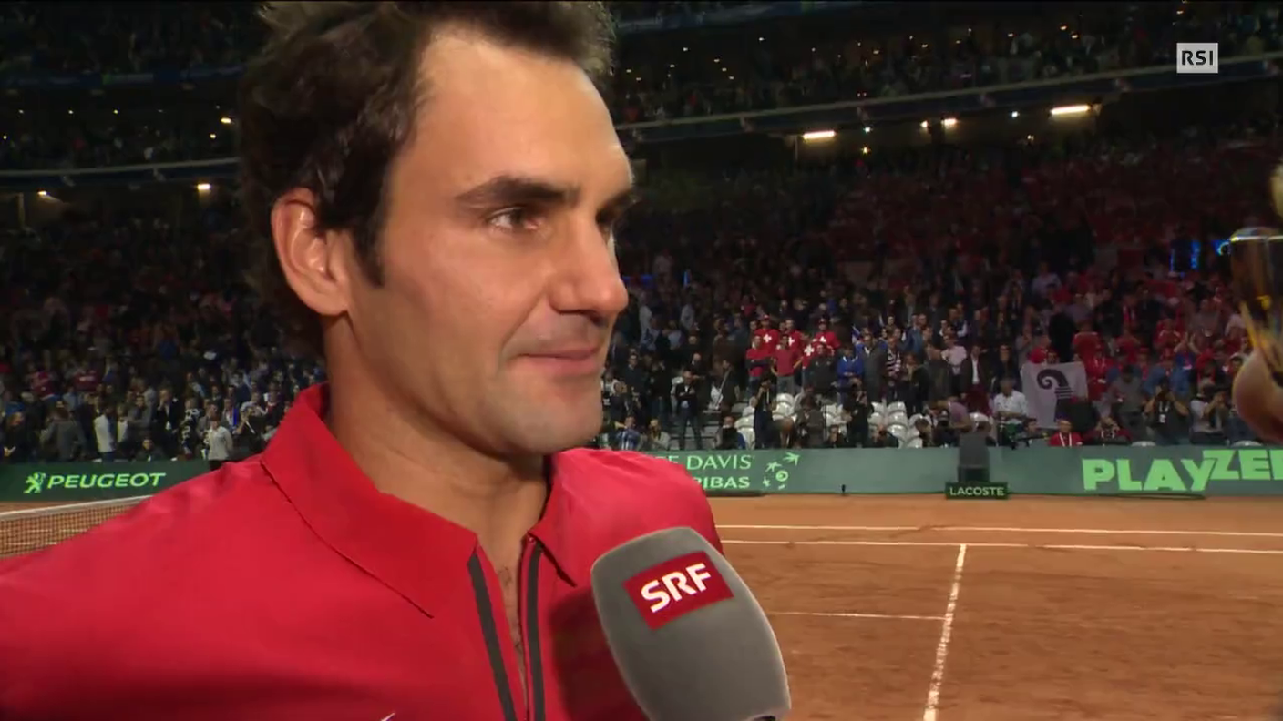 Coppa Davis, le dichiarazioni di Roger Federer e Stan Wawrinka (Sportsera 22.11.2014)