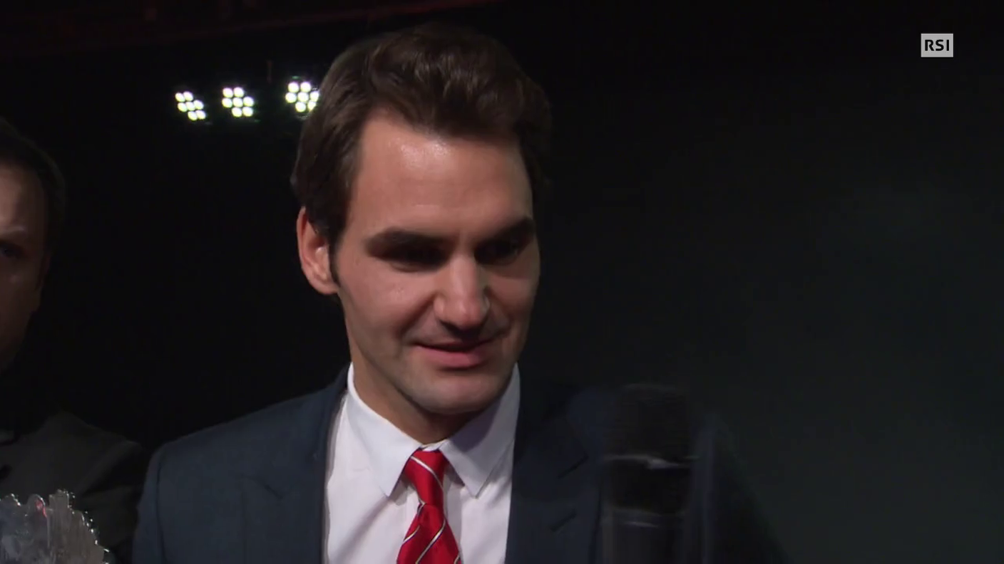 Coppa Davis, le doti canore di Rogere Federer (24.11.2014)