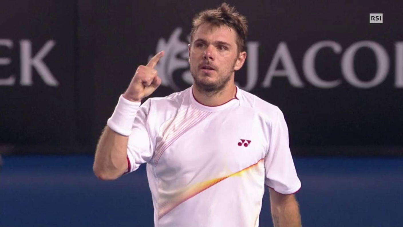 Australian Open, i punti vincenti di Wawrinka contro Nadal (26.01.2014)