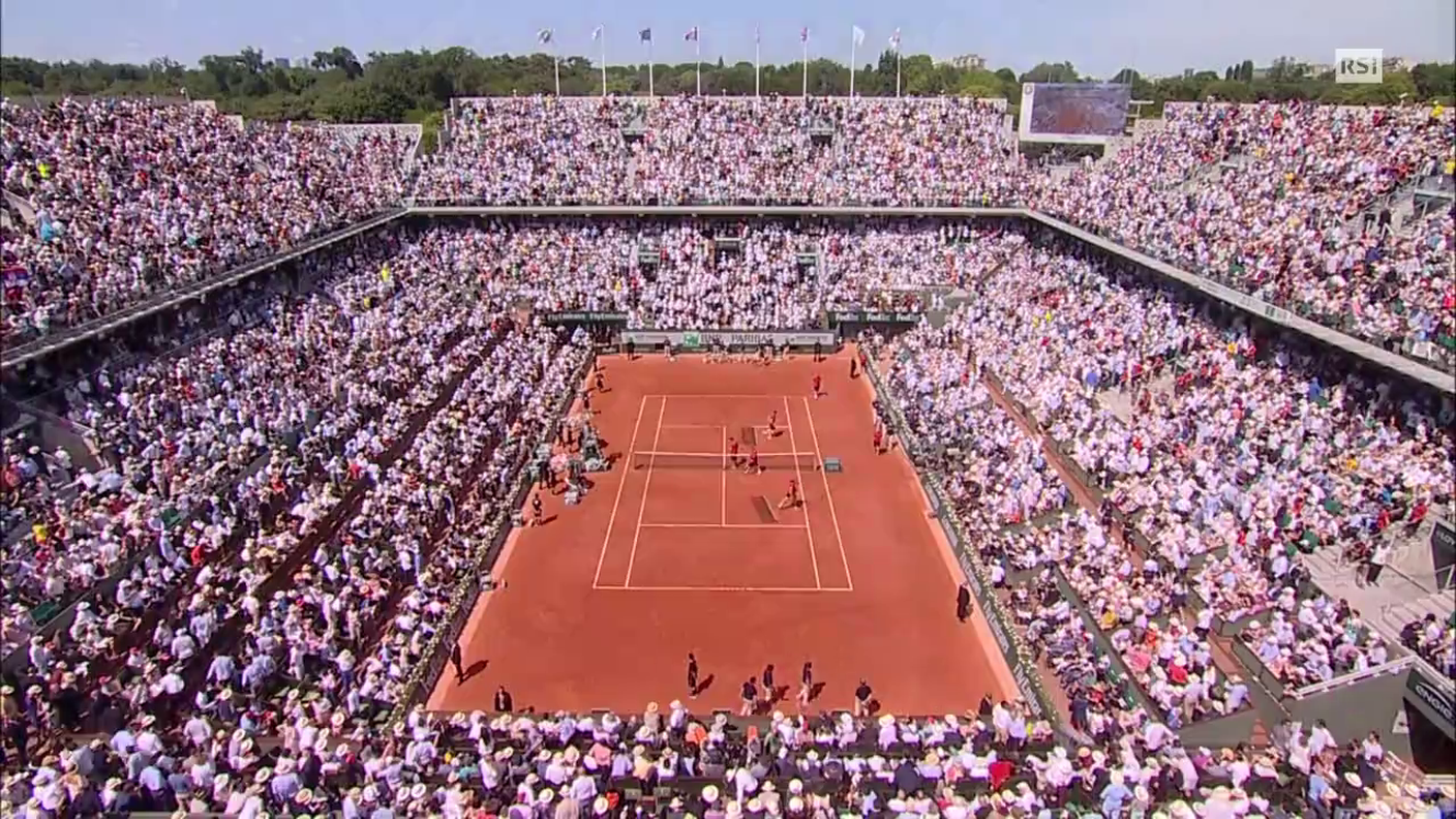 Roland Garros, le highlights del primo set di Djokovic - Wawrinka (07.06.2015)