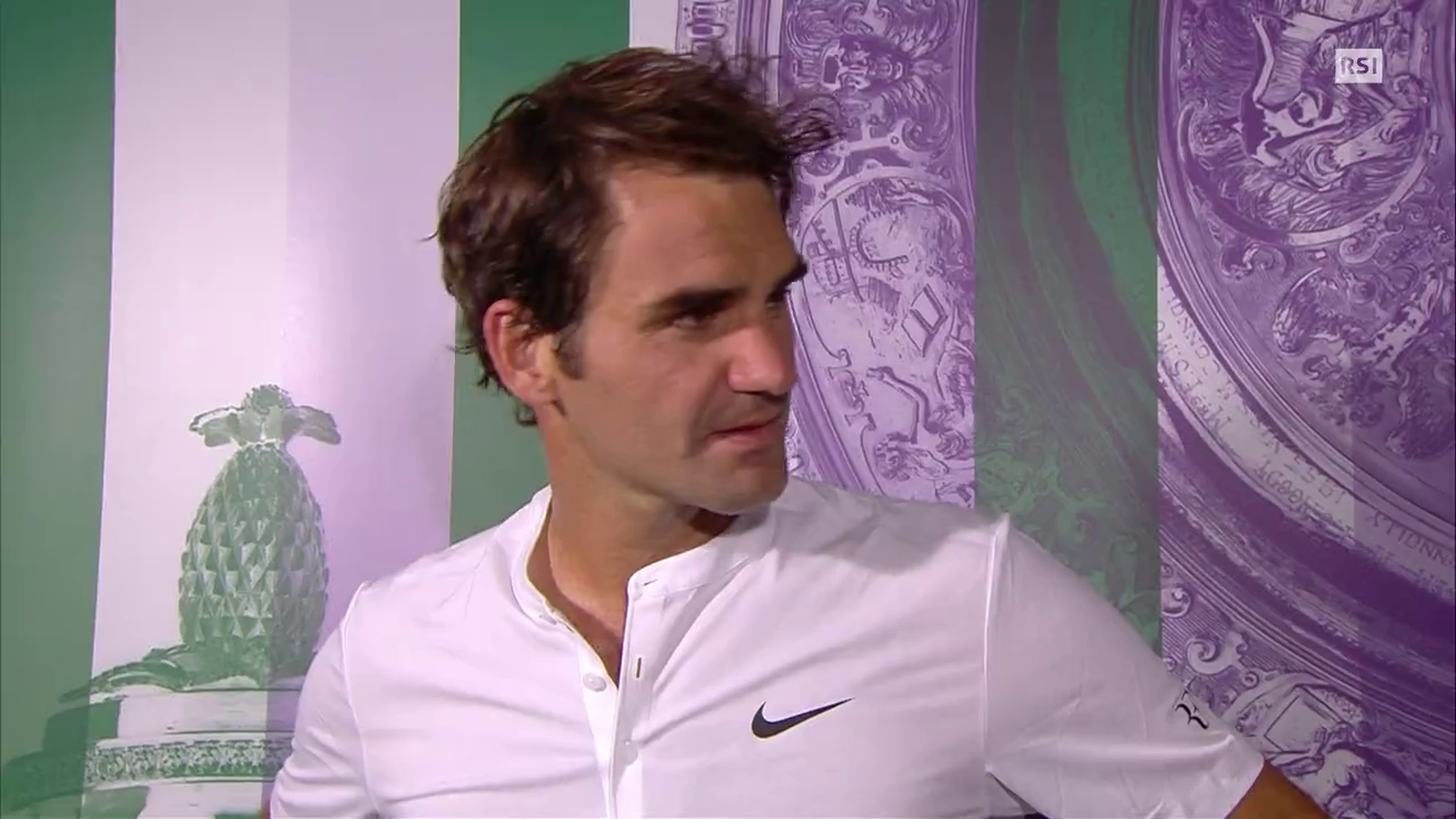 Wimbledon, l'intervista a Roger Federer (10.07.2015)
