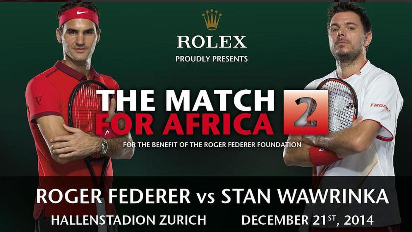 Federer e Wawrinka avversari per beneficenza 